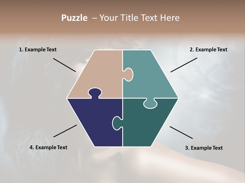 A Woman Wearing A Fur Hat Powerpoint Template PowerPoint Template