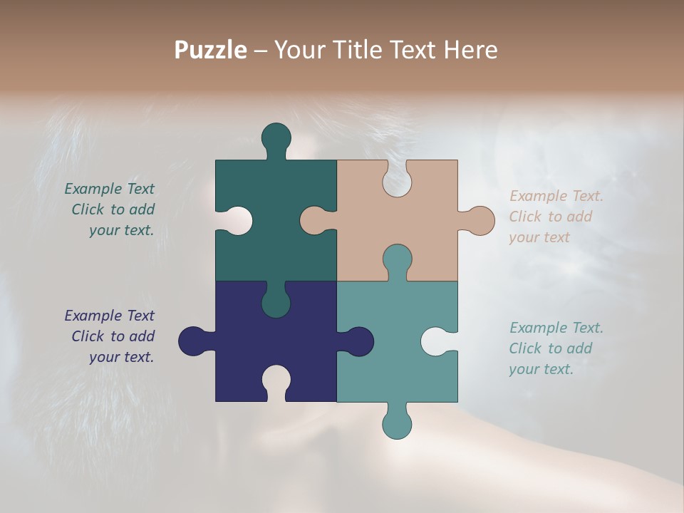 A Woman Wearing A Fur Hat Powerpoint Template PowerPoint Template