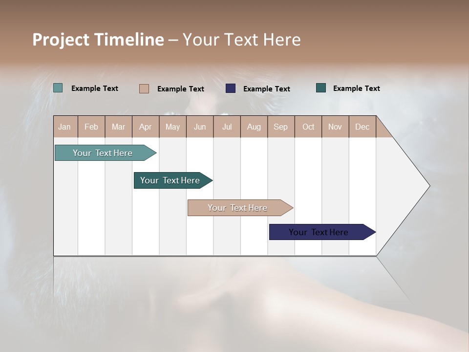 A Woman Wearing A Fur Hat Powerpoint Template PowerPoint Template