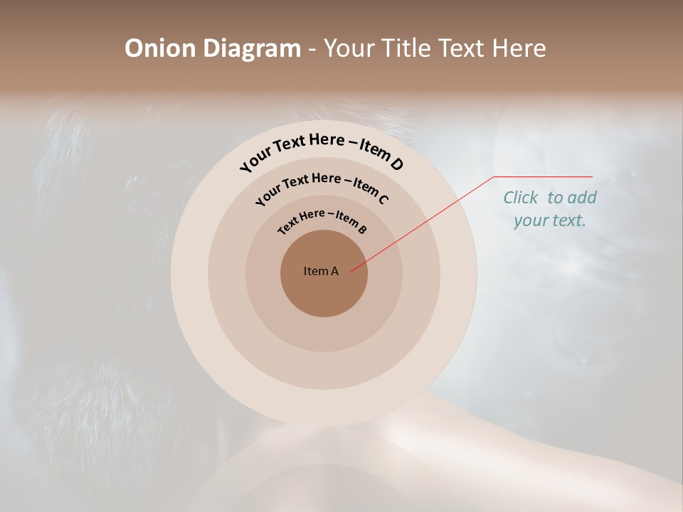 A Woman Wearing A Fur Hat Powerpoint Template PowerPoint Template