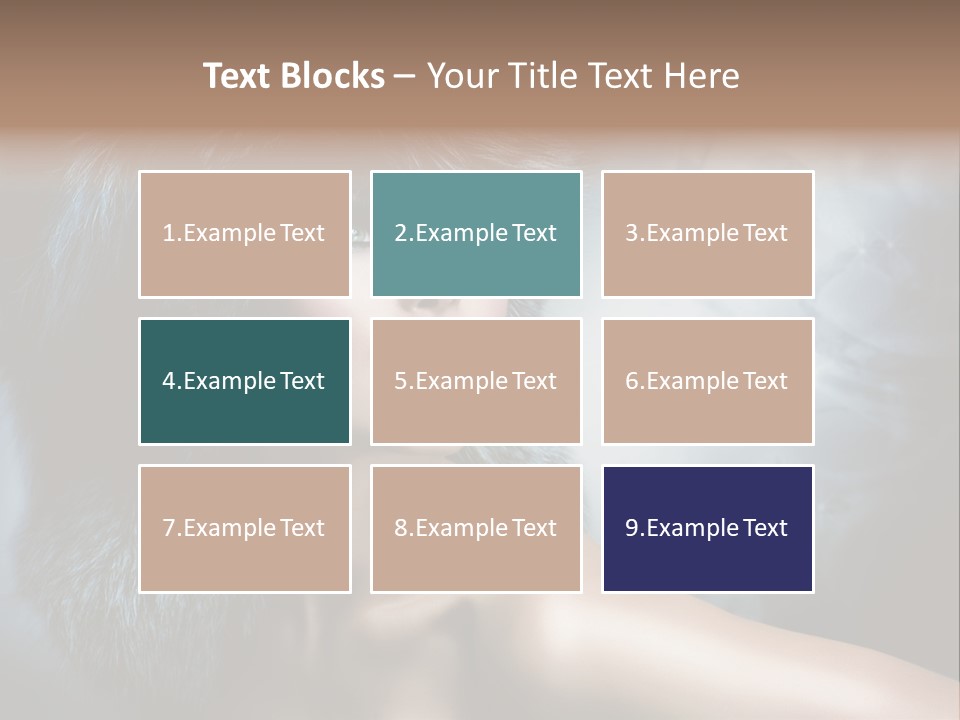 A Woman Wearing A Fur Hat Powerpoint Template PowerPoint Template