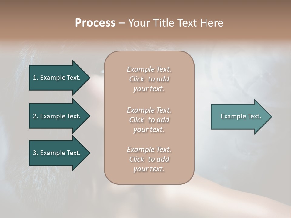 A Woman Wearing A Fur Hat Powerpoint Template PowerPoint Template