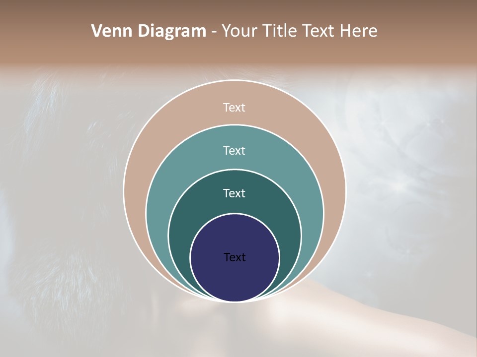 A Woman Wearing A Fur Hat Powerpoint Template PowerPoint Template