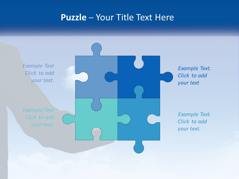 A Man In A Suit Pointing At A Cloud PowerPoint Template
