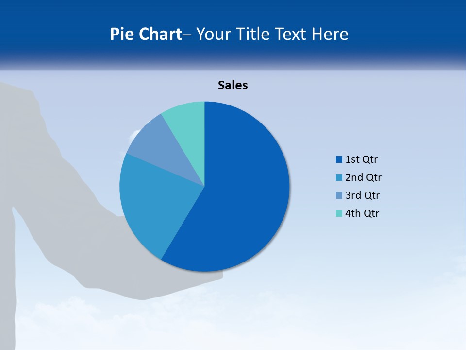 A Man In A Suit Pointing At A Cloud PowerPoint Template