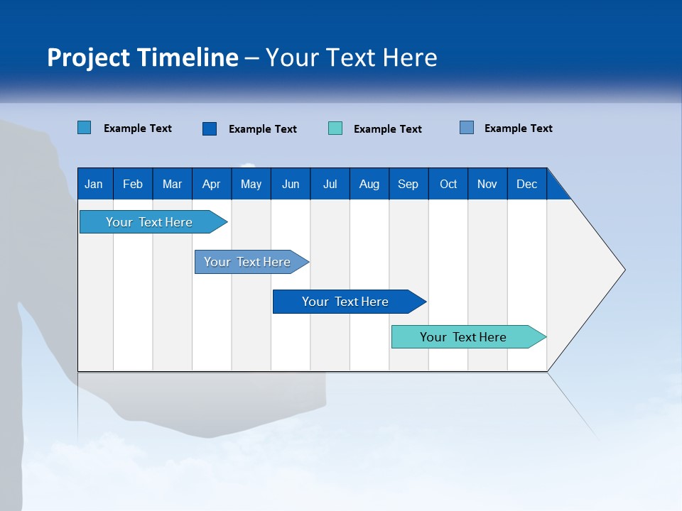 A Man In A Suit Pointing At A Cloud PowerPoint Template