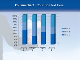 A Man In A Suit Pointing At A Cloud PowerPoint Template