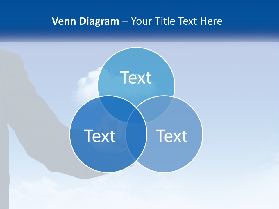 A Man In A Suit Pointing At A Cloud PowerPoint Template