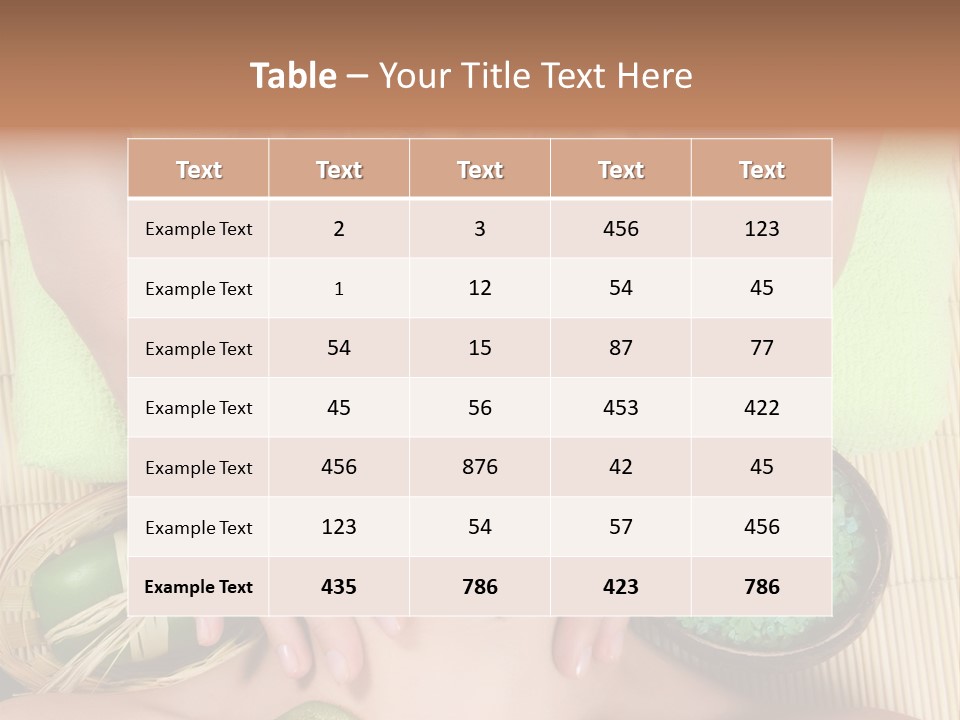 A Woman With Kiwi Slices On Her Face PowerPoint Template