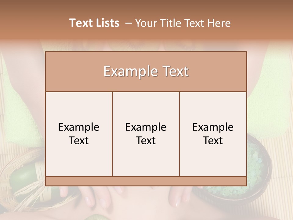 A Woman With Kiwi Slices On Her Face PowerPoint Template