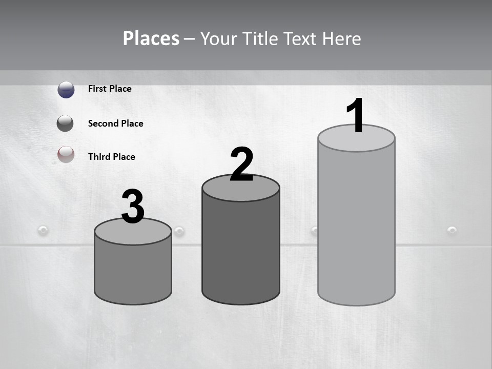A Metal Door With Rivets And Rivets On It PowerPoint Template
