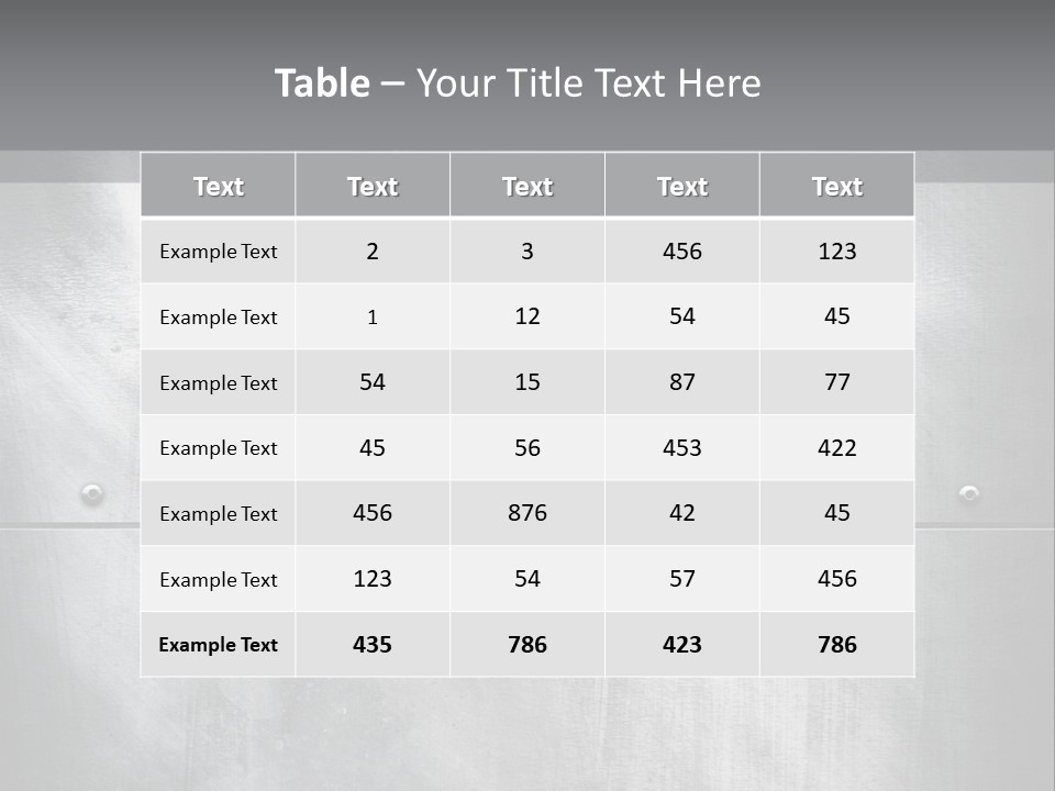 A Metal Door With Rivets And Rivets On It PowerPoint Template