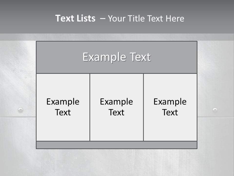 A Metal Door With Rivets And Rivets On It PowerPoint Template