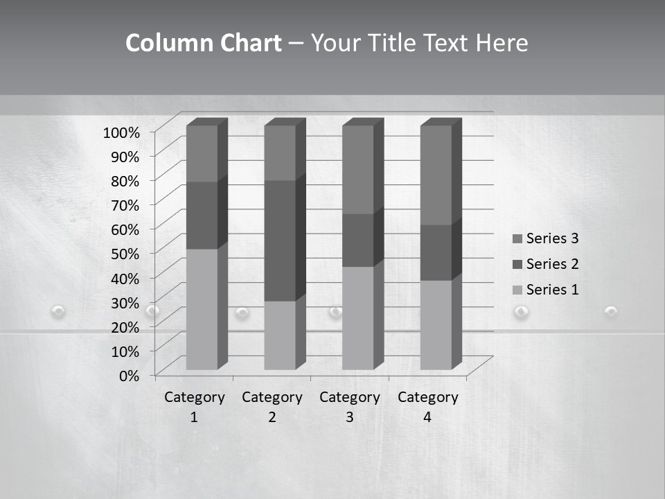 A Metal Door With Rivets And Rivets On It PowerPoint Template