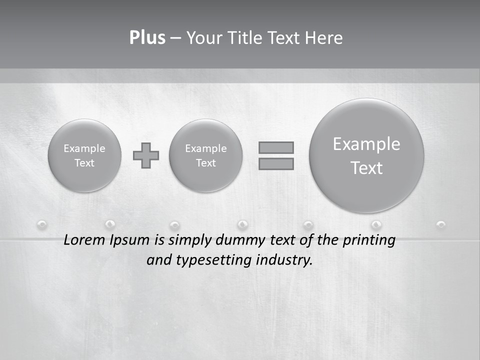 A Metal Door With Rivets And Rivets On It PowerPoint Template