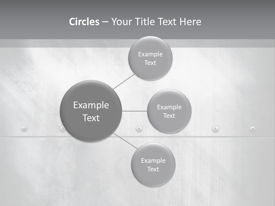 A Metal Door With Rivets And Rivets On It PowerPoint Template