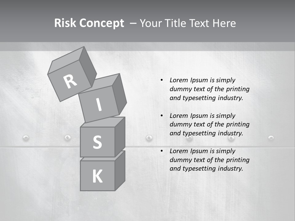 A Metal Door With Rivets And Rivets On It PowerPoint Template
