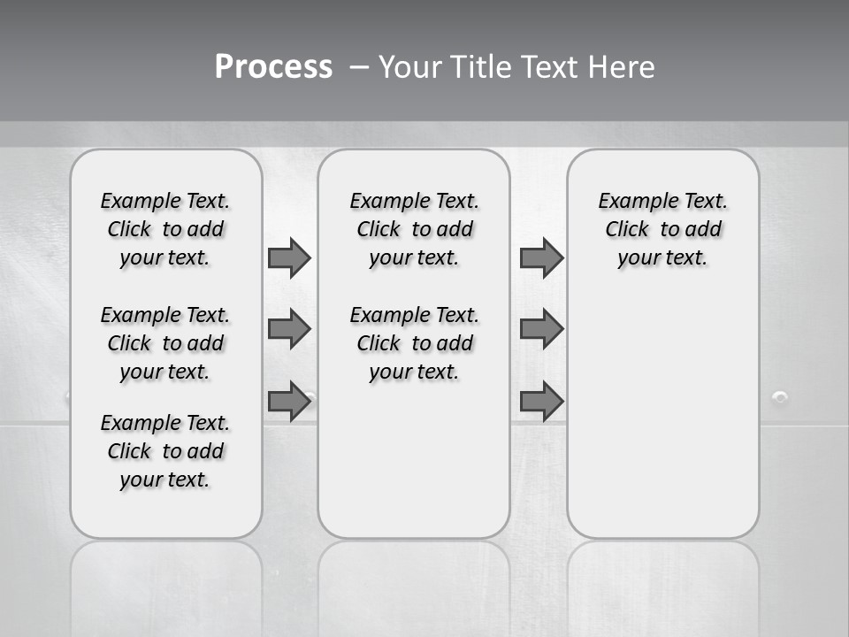 A Metal Door With Rivets And Rivets On It PowerPoint Template