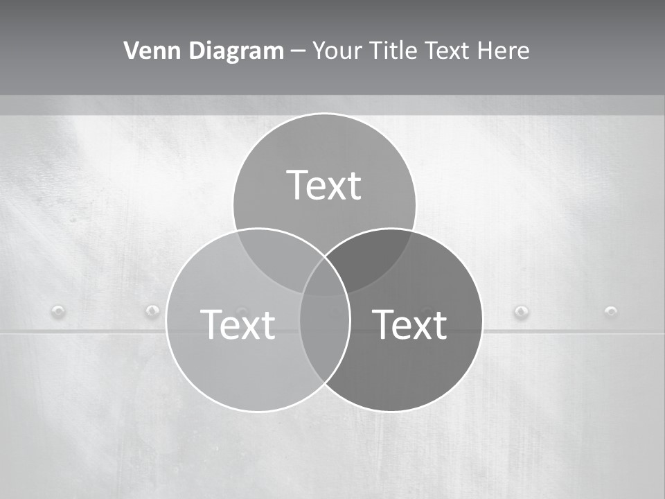 A Metal Door With Rivets And Rivets On It PowerPoint Template