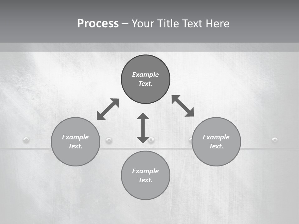 A Metal Door With Rivets And Rivets On It PowerPoint Template