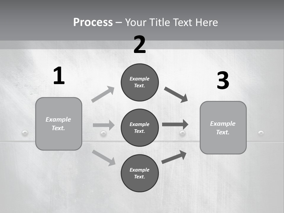 A Metal Door With Rivets And Rivets On It PowerPoint Template