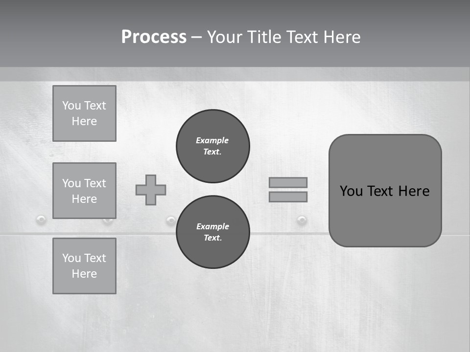 A Metal Door With Rivets And Rivets On It PowerPoint Template