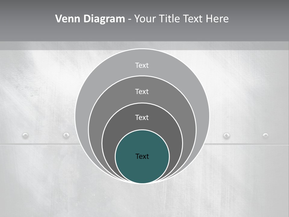 A Metal Door With Rivets And Rivets On It PowerPoint Template
