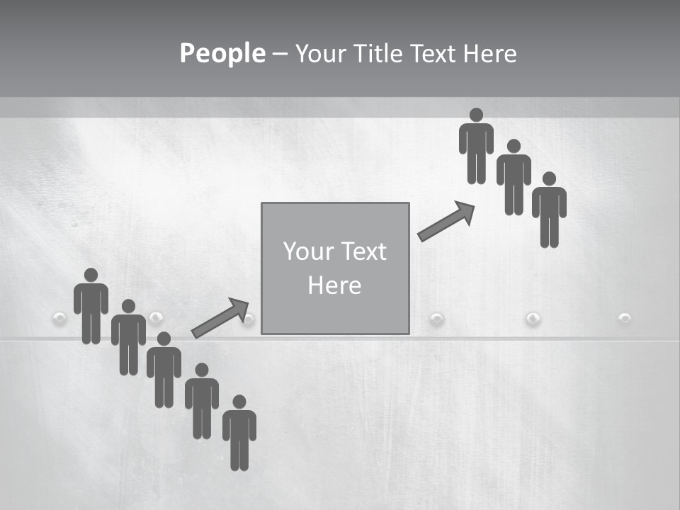 A Metal Door With Rivets And Rivets On It PowerPoint Template