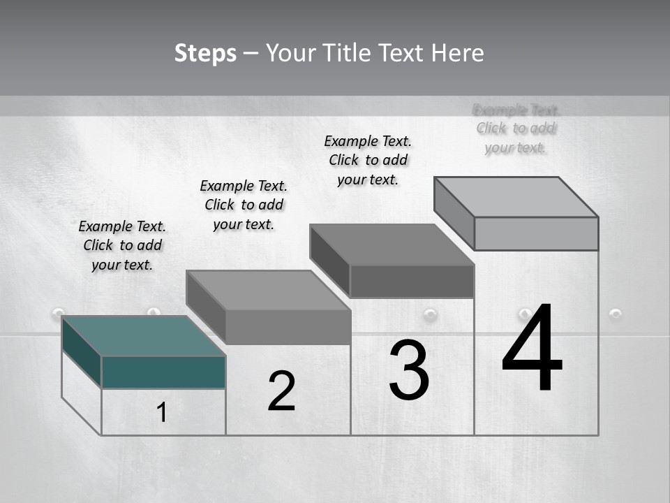 A Metal Door With Rivets And Rivets On It PowerPoint Template
