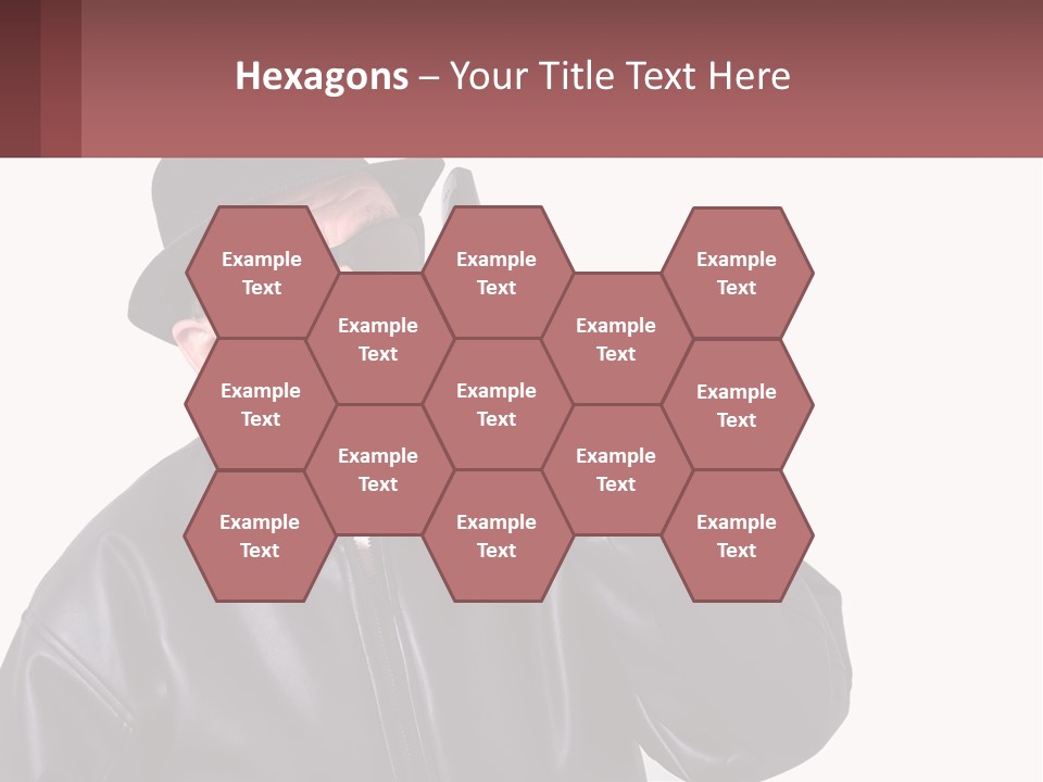 A Man In A Hat And Sunglasses Talking On A Cell Phone PowerPoint Template