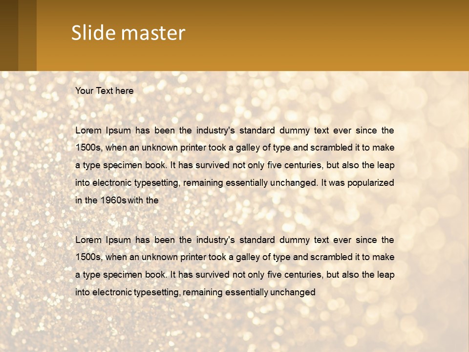Golden Sand PowerPoint Template