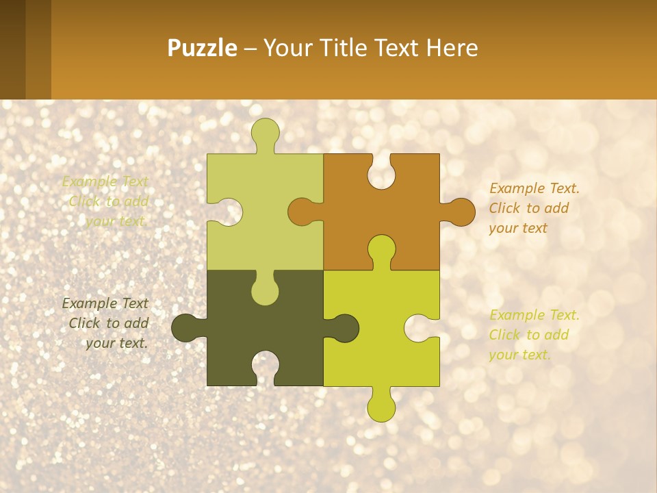 Golden Sand PowerPoint Template