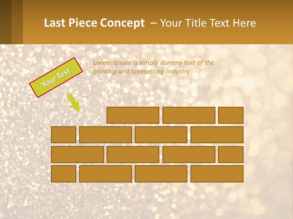 Golden Sand PowerPoint Template