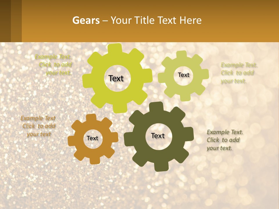 Golden Sand PowerPoint Template