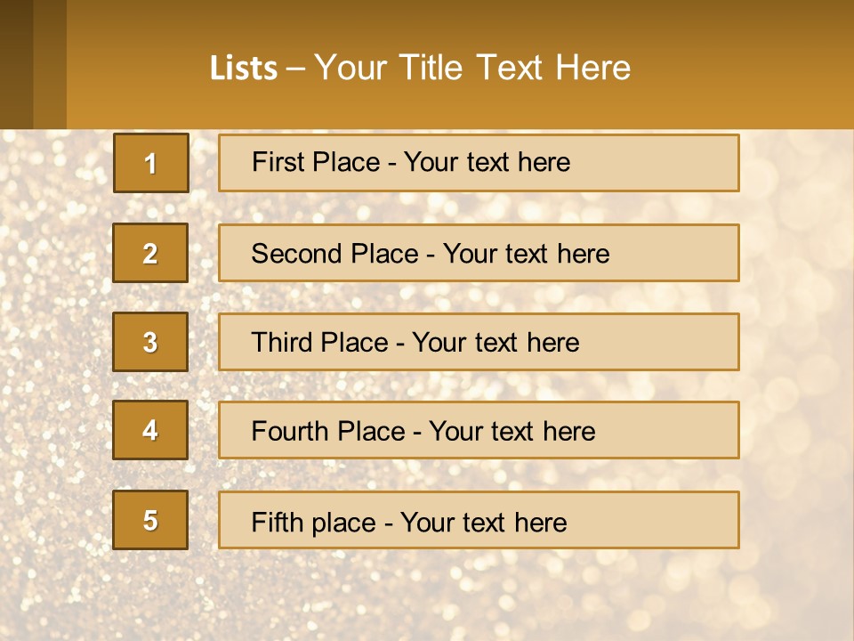 Golden Sand PowerPoint Template