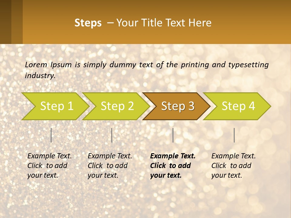 Golden Sand PowerPoint Template