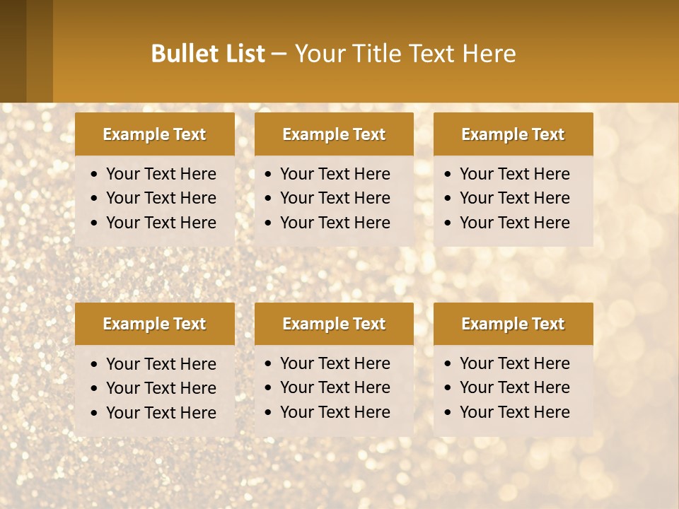 Golden Sand PowerPoint Template