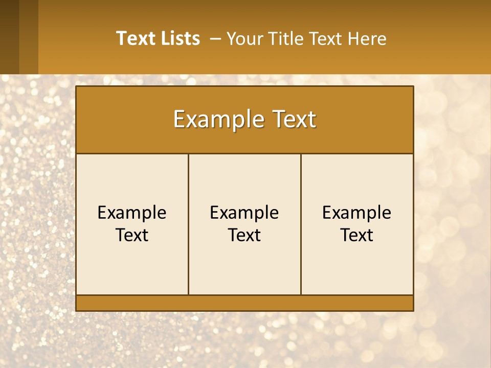 Golden Sand PowerPoint Template