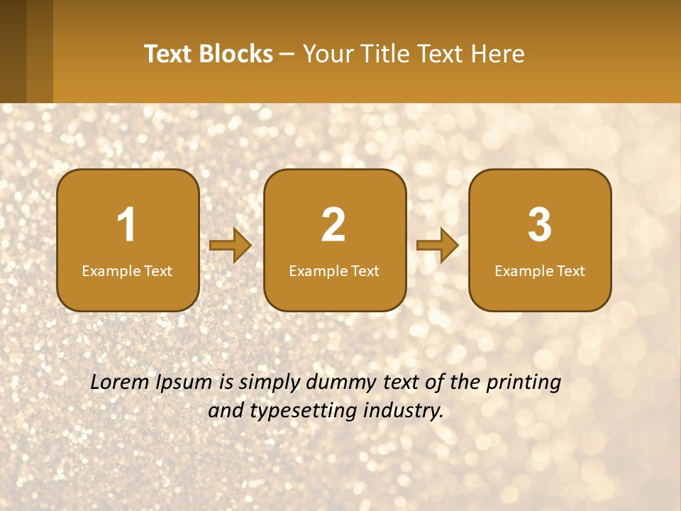 Golden Sand PowerPoint Template