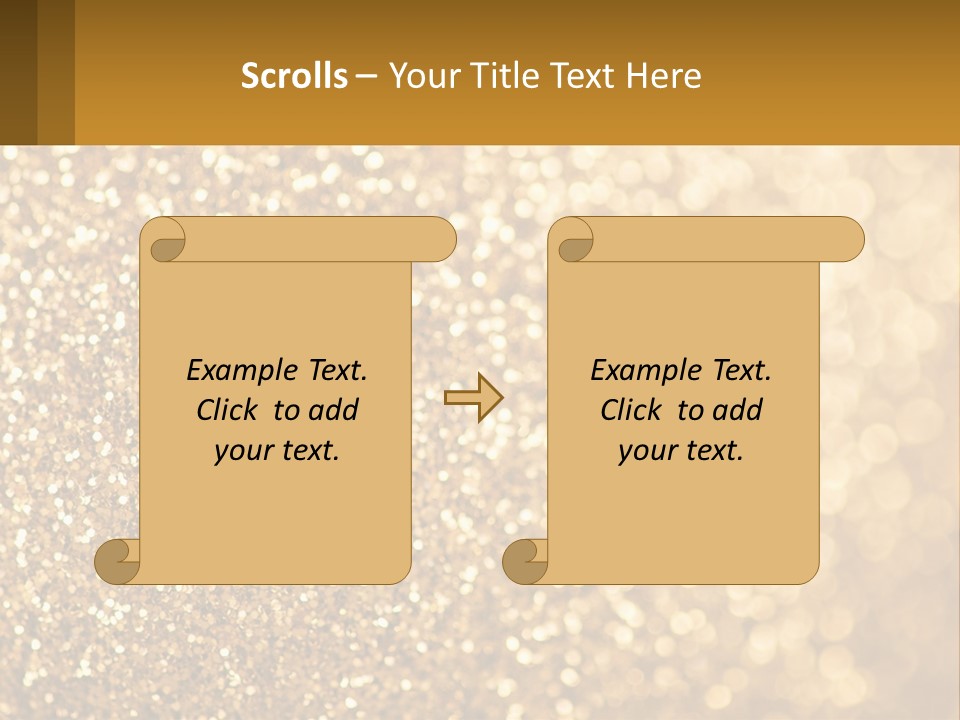 Golden Sand PowerPoint Template