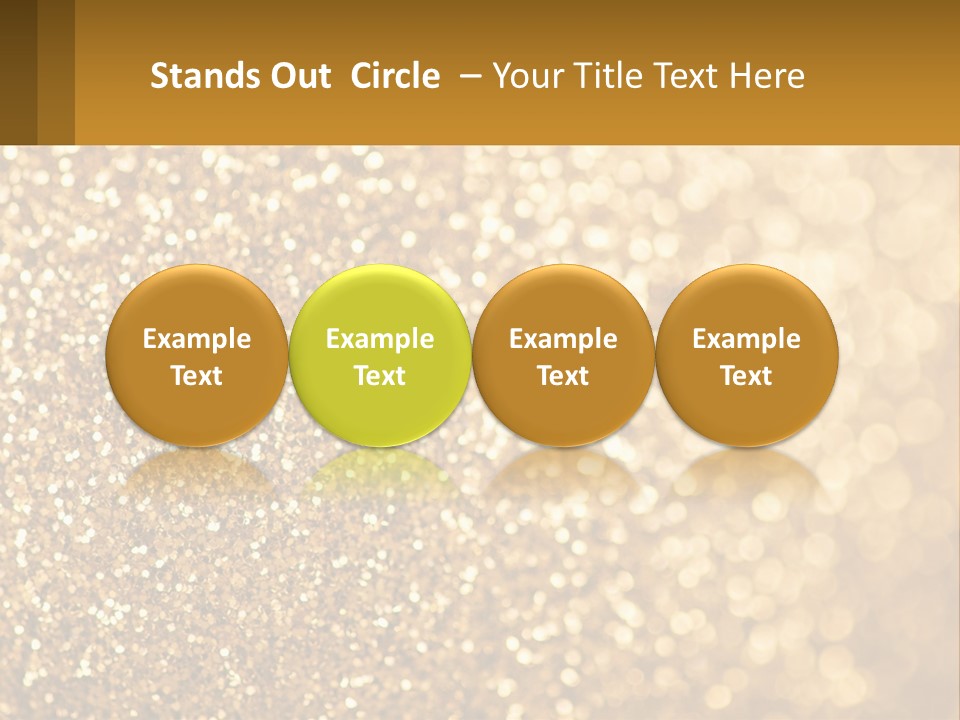 Golden Sand PowerPoint Template