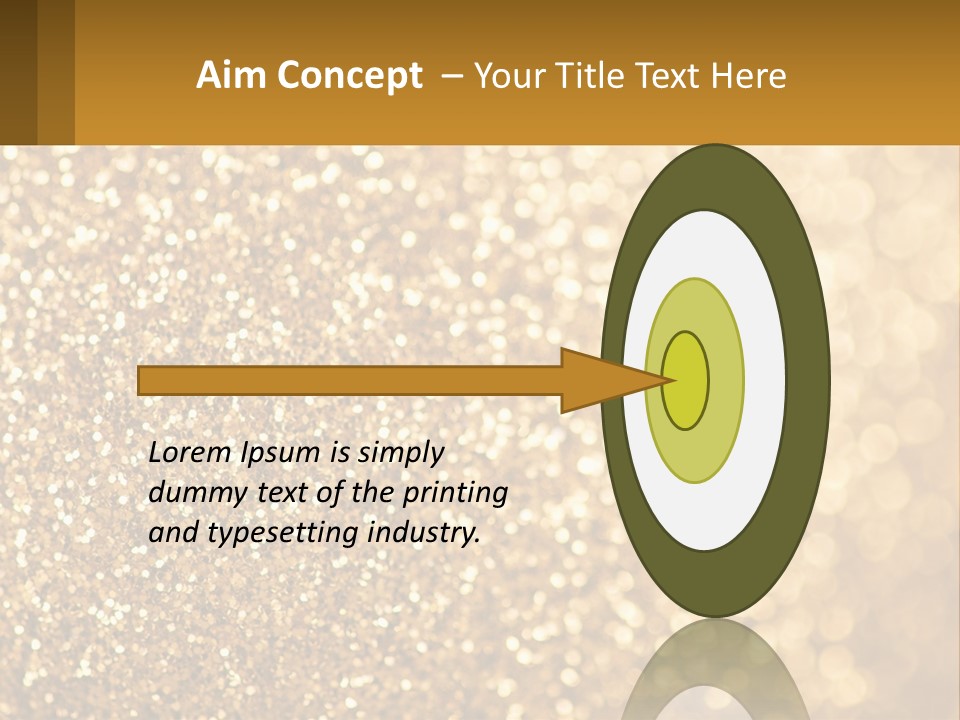 Golden Sand PowerPoint Template