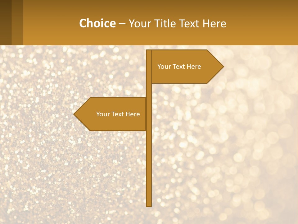 Golden Sand PowerPoint Template