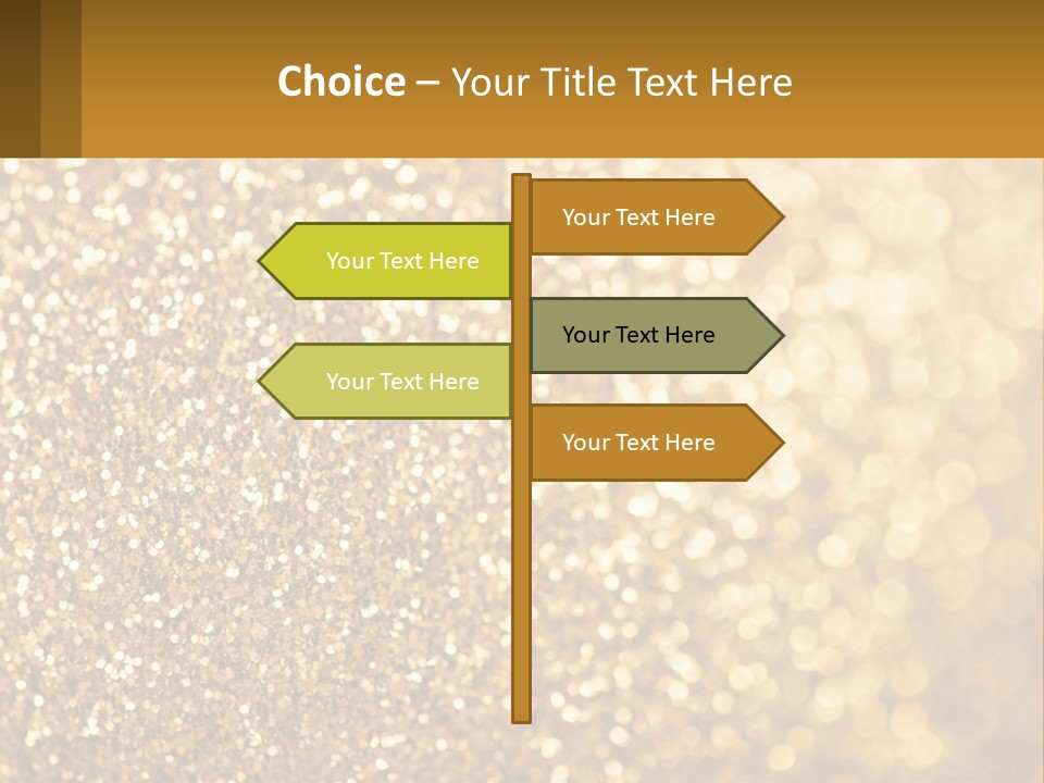 Golden Sand PowerPoint Template