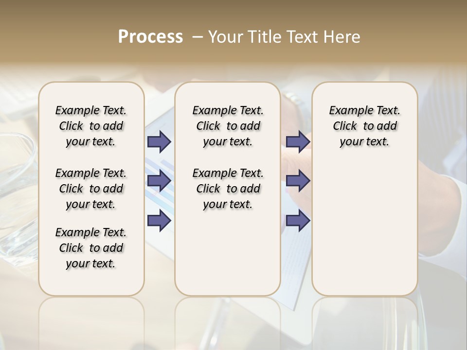 A Group Of People Sitting Around A Table With A Tablet PowerPoint Template