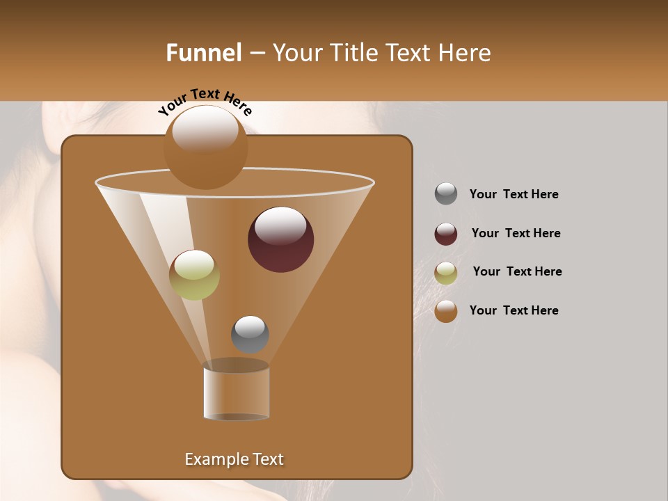 A Beautiful Woman With Red Lipstick On Her Lips PowerPoint Template