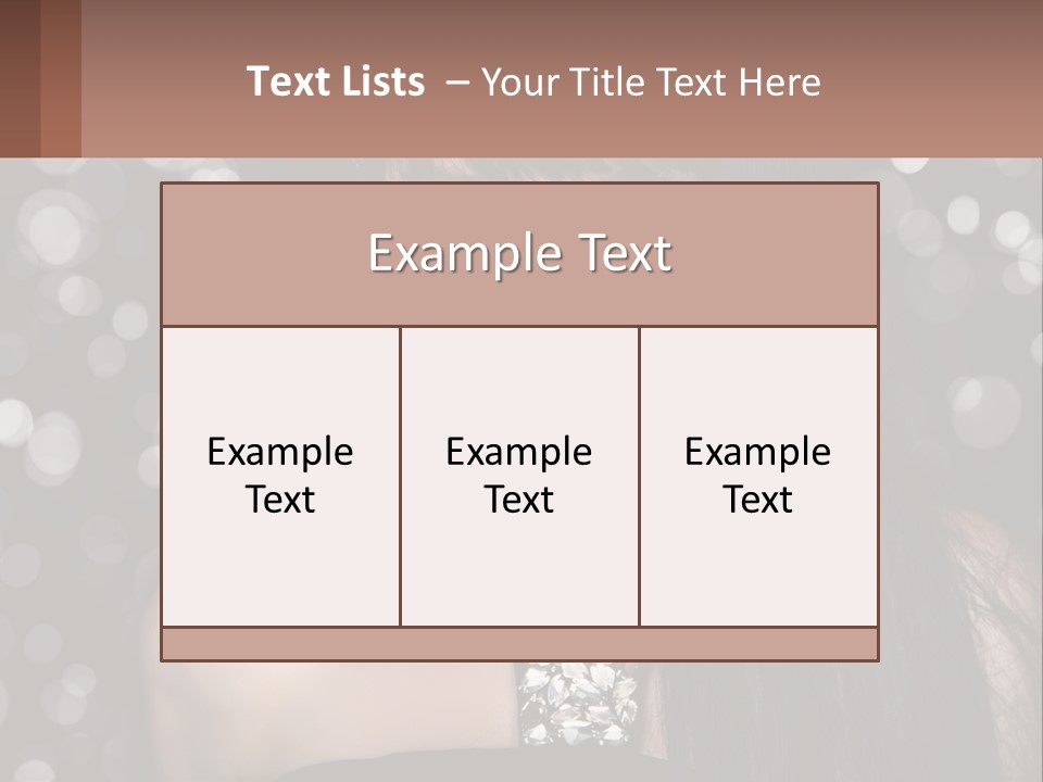 A Woman With Long Black Hair And Red Lipstick PowerPoint Template