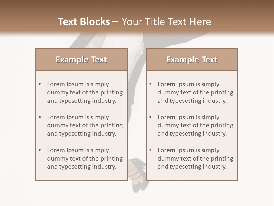 A Woman Jumping In The Air With Her Arms Outstretched PowerPoint Template