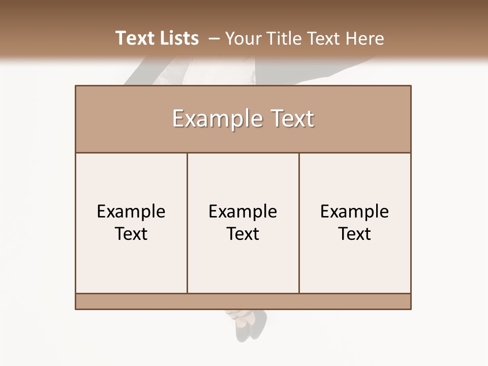 A Woman Jumping In The Air With Her Arms Outstretched PowerPoint Template