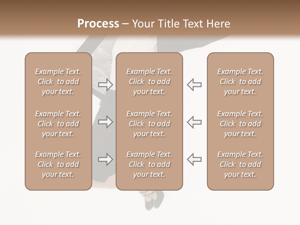 A Woman Jumping In The Air With Her Arms Outstretched PowerPoint Template